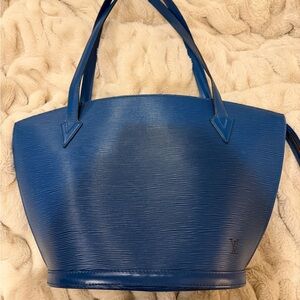 Louis Vuitton Blue Tote Bag